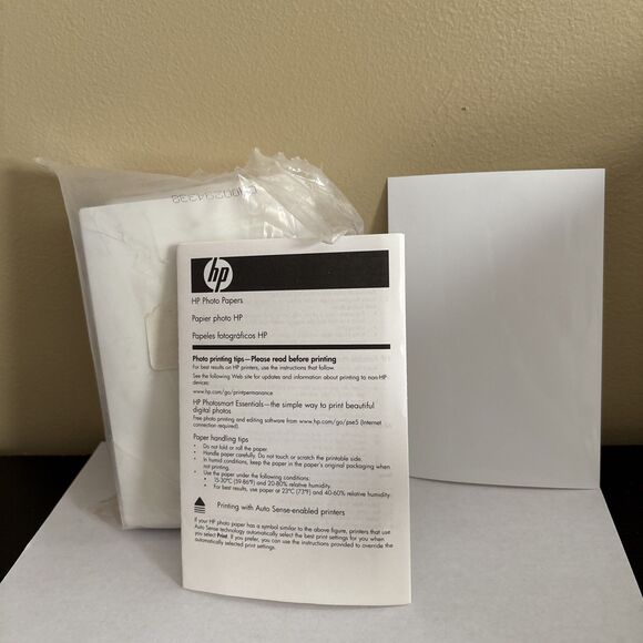 HP 4x6 Photo Paper Glossy 140+ sheets New Opened Package - Picture 1 of 7